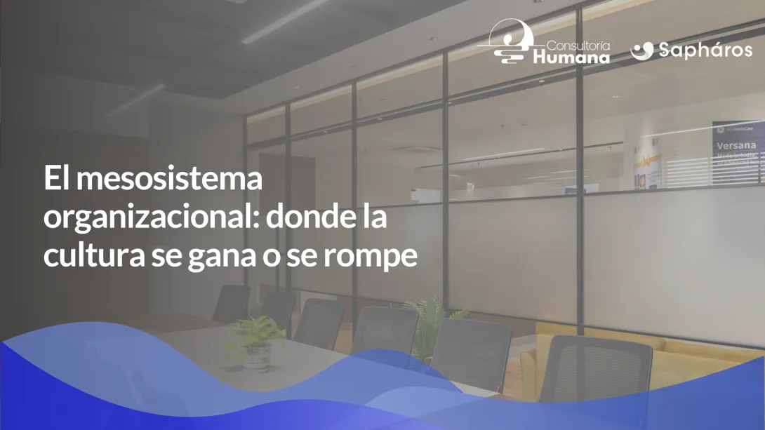 El mesosistema organizacional: donde la cultura se gana o se rompe